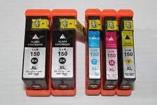 5 Pack New 150XL Ink Cartridge Fits Lexmark Pro715 Pro 915 S315 S415 S515 picture