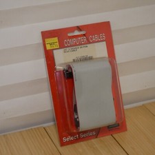 Vintage NOS 2 Device - 50-pin - Internal Gray PVC SCSI Cable (24 inches) picture