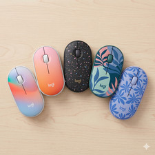 Logitech M340 Wireless Mouse Silent Clicks Portable USB Receiver Limited Edition picture
