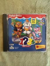 Fisher Price 1-2-3-'s (PC, Windows 95 & 3.1) Teaches Numbers, Counting & Math picture