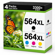 564XL Ink Cartridge Compatible for PhotoSmart 5525 6510 6512 6515 6520 6525 picture