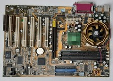 ASUS CUSL2 Socket 370 AGP Retro Motherboard + Pentium III 933MHz + 256MB RAM picture