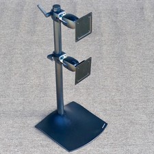 Ergotron DS100 Dual Monitor Desk Stand - Black 33-091-200 1267075-0220 vertical picture
