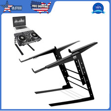 Portable Dual Laptop Stand - Standing Table with Adjustable Height, Ergonomic... picture