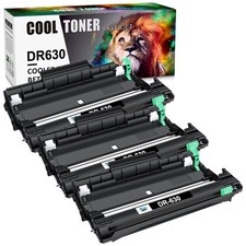 3PK BK DR630 Drum Unit replacement for Brother MFC-L2705DW, MFC-L2707DW Printer picture