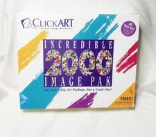 Clickart Incredible 2000 Image Pak - PC / IBM /  3.5” Floppy Set (new sealed) picture