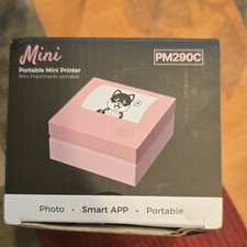 PM290C Mini Portable Thermal Printer, Bluetooth 203dpi, B/W Roll Paper picture