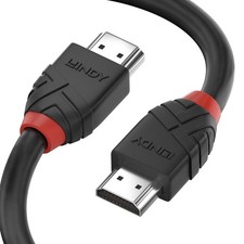 Lindy 5m High Speed HDMI Cable, Black Line, with Ethernet, 4k@60Hz HDMI 2.0 18G picture