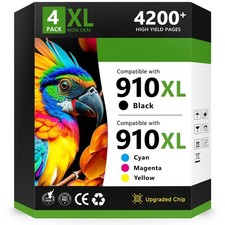 COMBUY Ink Cartridges Combo Pack Replacement HP 910 XL Work HP 8010, 8012 picture