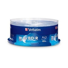 Verbatim BD-R 25GB 16X Blu-ray Recordable Media Disc - Spindle - 97457, Branded, picture