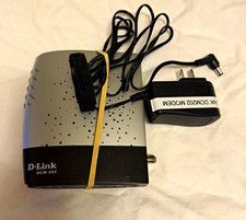 D-Link DCM-202 DOCSIS 2.0 Cable Modem for Comcast 43 Mbps RJ45 w/ Adapter picture