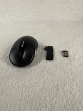 Microsoft Wireless Mobile Mouse 4000 Model 1383 Black With USB Receiver Dongle picture