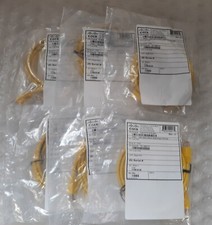 Lot of 6 Cisco CAB-ETH-S-RJ45 6FT. Yellow Cable for Ethernet NEW *SEALED* picture