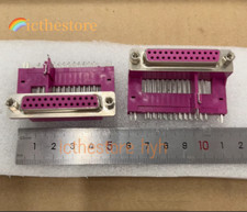 2PCS D-SUB 25 Pin Female Bend angle 90 degrees PCB Socket Connector P/N1834805-1 picture