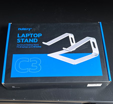 Nulaxy C3 Aluminum Laptop Stand/Riser Ergonomic Anti-Slip Detachable Silver picture