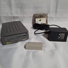 SyQuest EZ135 External SCSI Drive 135MB w/ Power Supply, SCSI Terminator, Disk picture