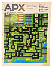 APX Atari Program Exchange Fall 1983 Catalog Home Computer Vintage Software picture