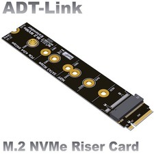 ADT M.2 M-Key NVMe SSD Extension Test Card Gold Finger Slot Protector Adapter picture