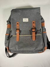 MODOKER Laptop Backpack USB Charging Port Gray Travel School Work Bag Y2K picture