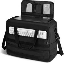 Portable Gaming PC Tower Carrying Case 18x14x8 Inch Travel Storage Bag Organizer picture