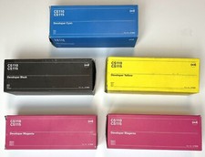 5x OEM OCE CS110 CS115 Laser Printer Developer Yellow Cyan Black Magenta NIB NEW picture