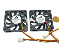 2 pcs 12v Fan 3Pin 6010 60x60x10mm Computer Case dc cpu pc 60mm Cooling 6cm picture