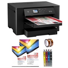 Wide Format Sublimation Printer Bundle Epson WF-7820 with A3 sublimation paper picture