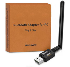 TECHKEY USB-A Bluetooth v6.0 + EDR Plug & Play Adapter for PC/Laptop 200m picture