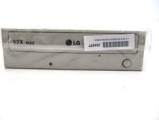 LG Internal CD-ROM Drive IDE SATA CD GCR-8523B52X Vintage Retro Beige NEW picture