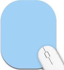 Small Mouse Pad，Mini Mouse Pad 6 x 7 Inch，Keyboard Tray Wireless Mouse (Blue) picture
