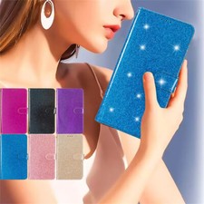 Glitter Leather Wallet Cover Case for Oppo Find X9 X8 X5 Reno 8 12 13 15 14 Pro picture