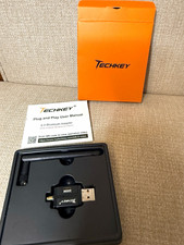 Techkey Bluetooth v6.0 USB Adapter Dongle w/ Antenna Plug & Play for PC Black picture