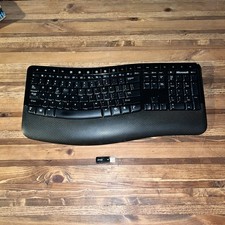Microsoft Wireless Comfort 5050 Desktop Keyboard USB Receiver Tested picture
