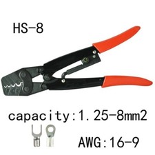 HS-8 Crimping Pilers for Terminal 1.25-8mm2 Crimping Pilers RATCHET Hand Tools picture