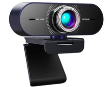 Streaming Webcam with Microphone for Desktop - HD 1080P Webcam with 110° Wid... picture