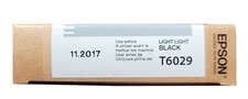 Epson T6029 Light Light Black UltraChrome K3 Ink Cartridge (110ml) (11/2017) picture