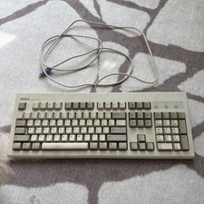 Vintage Dell Quietkey PS/2 Mechanical Keyboard Model RT7D5JTW Dell picture