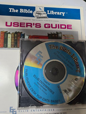Ellis Enterprises The Bible Library CD-ROM w/ User Guide, 1st ed, 1988 picture