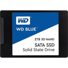 WD Blue 2TB 3D NAND SATA Internal Solid State Drive - Blue (WDBNCE0020PNC) picture