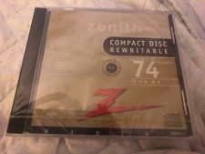 ✅Zenith Blank Rewritable Compact Disc 74 Minute ZDW74 1 BRAND NEW Sealed ✅ picture