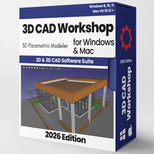 Professional CAD 2D 3D Parametric Graphic Modeling Software for Windows & Mac picture