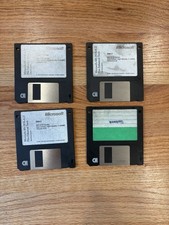 Microsoft MS-DOS 6.22 Plus Enhanced Tools 3.5” Floppy Disks 1-3 picture