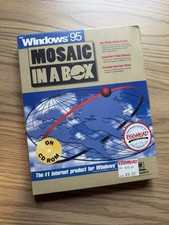 Mosaic In A Box Windows 95 CD Factory Sealed Customized Version picture