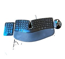 Microsoft Sculpt Ergonomic Wireless Keyboard w/ Detachable Numpad Black QWERTY picture