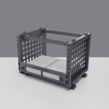 10 Inch Rack Mount 1U for 2 x 3.5 Inch Hard Drive HDD Sled Homelab NAS PETG picture