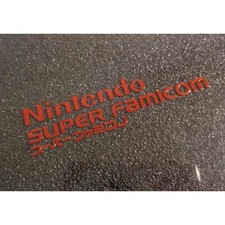 Nintendo Super Famicom Red Label / Aufkleber / Sticker / Badge / Logo [257b] picture