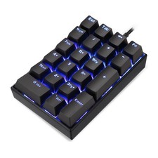 K23 Mechanical Numeric Keypad Red Switch Wired 21 Keys Mini Numpad Portable picture