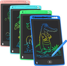 4 Pack LCD Writing Tablet for Kids 8.5 Inch Colorful Doodle Board Drawing Tablet picture