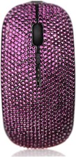 SA@ Luxury Bling Crystal Diamond Rhinestone USB Slimline Flat Wireless Gift (... picture