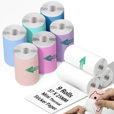 9 Rolls Mini Thermal Sticker Paper for Mini Inkless Printer, BPA/BPS Free | 3 picture